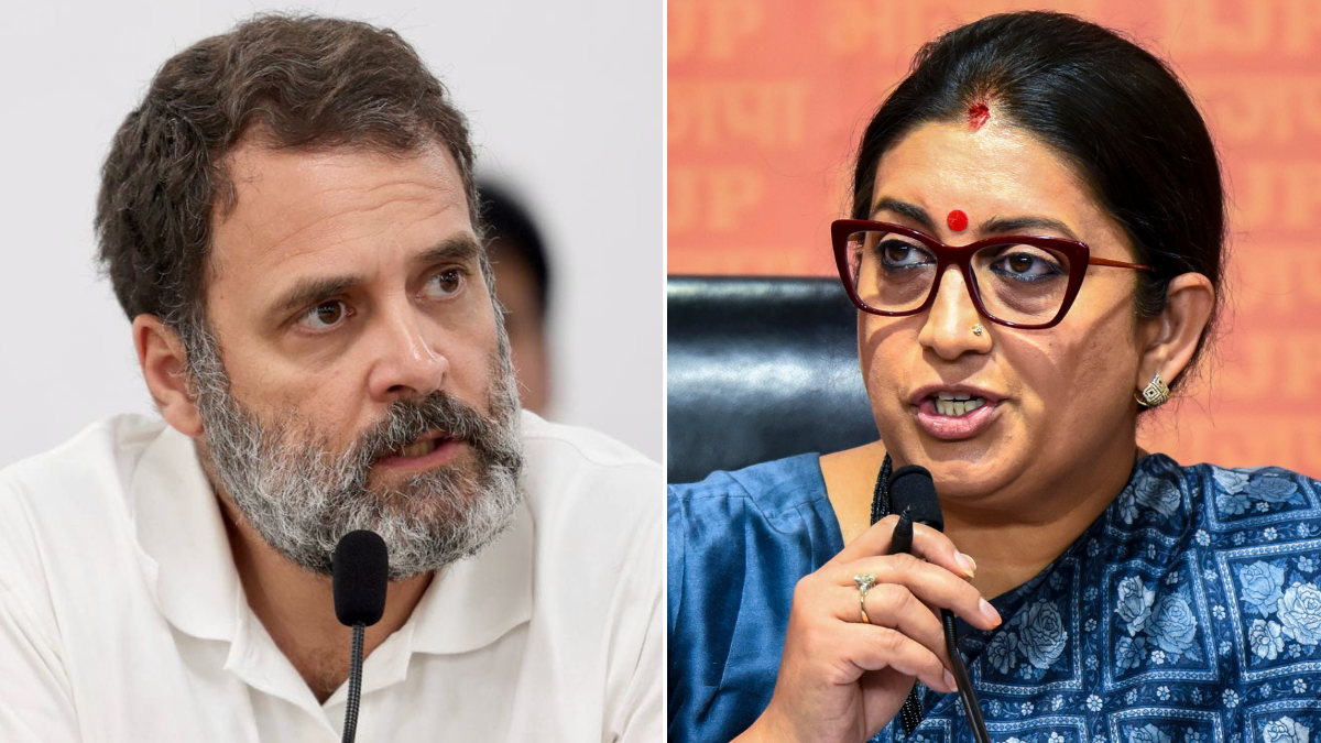 स्मृति ईरानी ने राहुल गांधी पर जमकर निशाना साधा